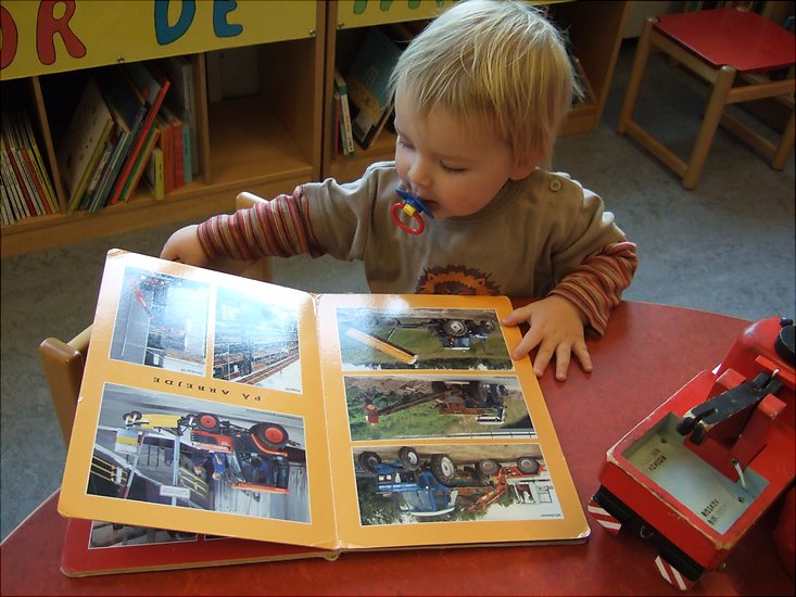 Risskov bibliotek Sigurd traktorbog