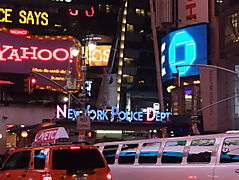New york times square limousine yellow cabs