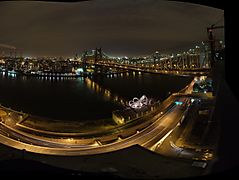 Queensboro bridge panorama